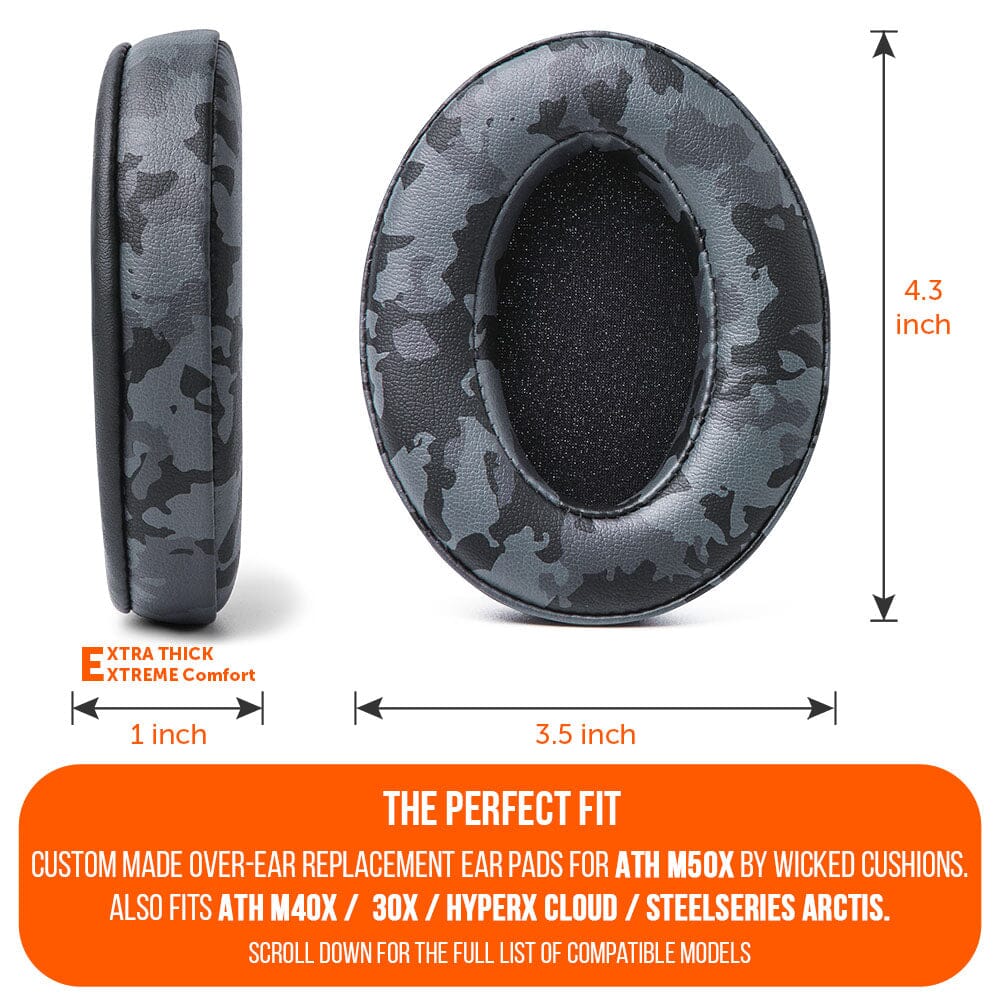 Apos Audio Wicked Cushions Ear Pads ATH M50X Earpads