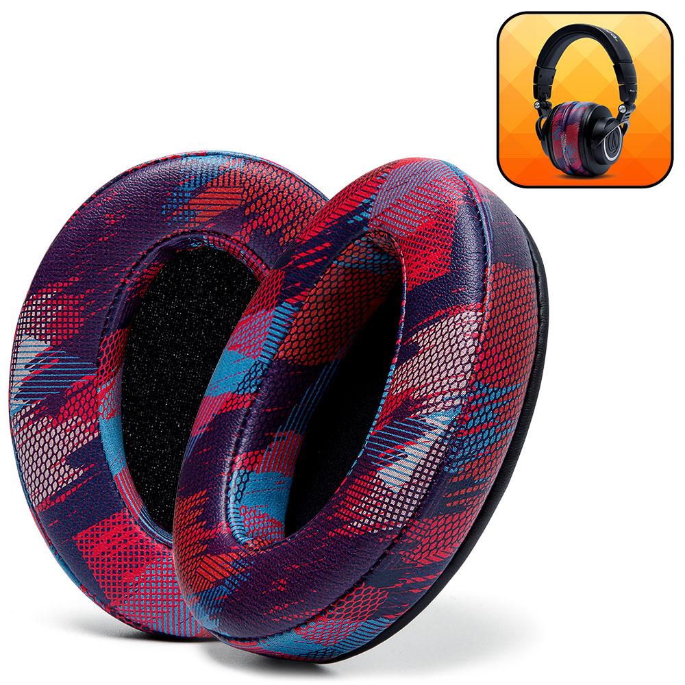 Apos Audio Wicked Cushions Ear Pads ATH M50X Earpads Speed Racer