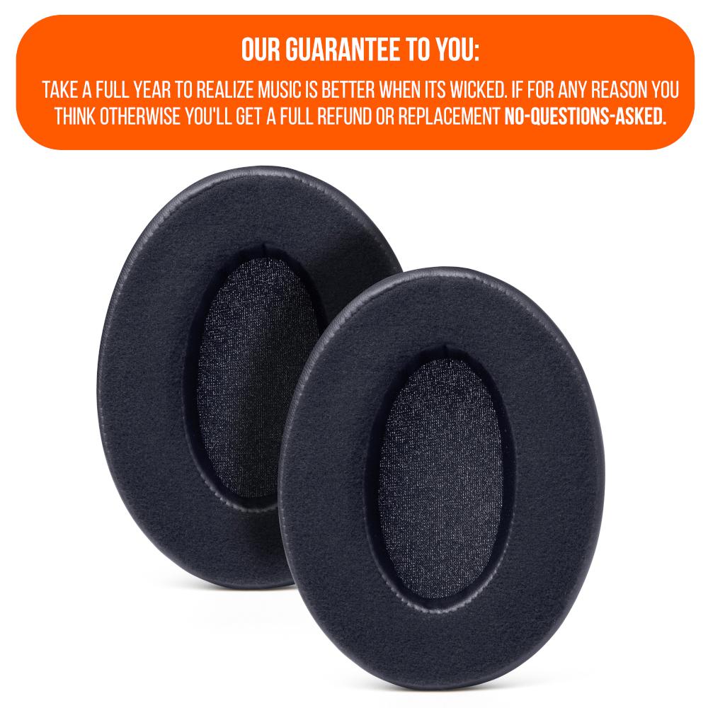 Apos Audio Wicked Cushions Ear Pads ATH M50X Earpads - Velour Hybrid