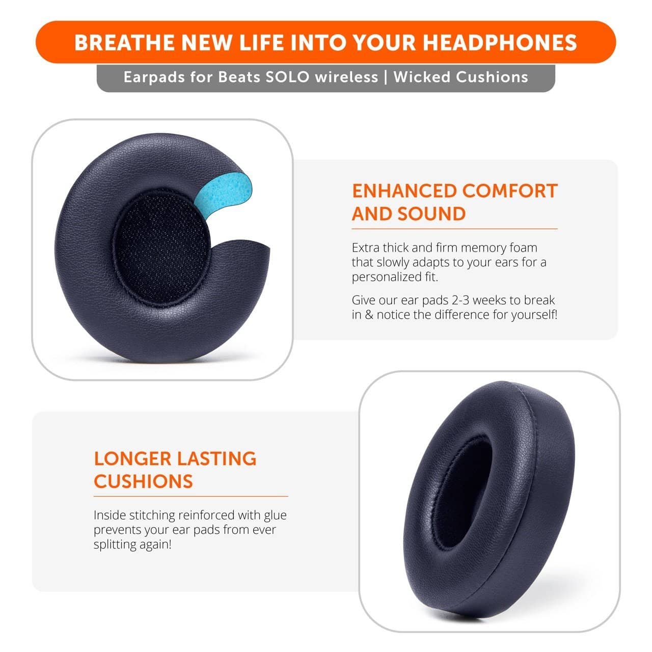 Apos Audio Wicked Cushions Ear Pads Beats Solo Earpads