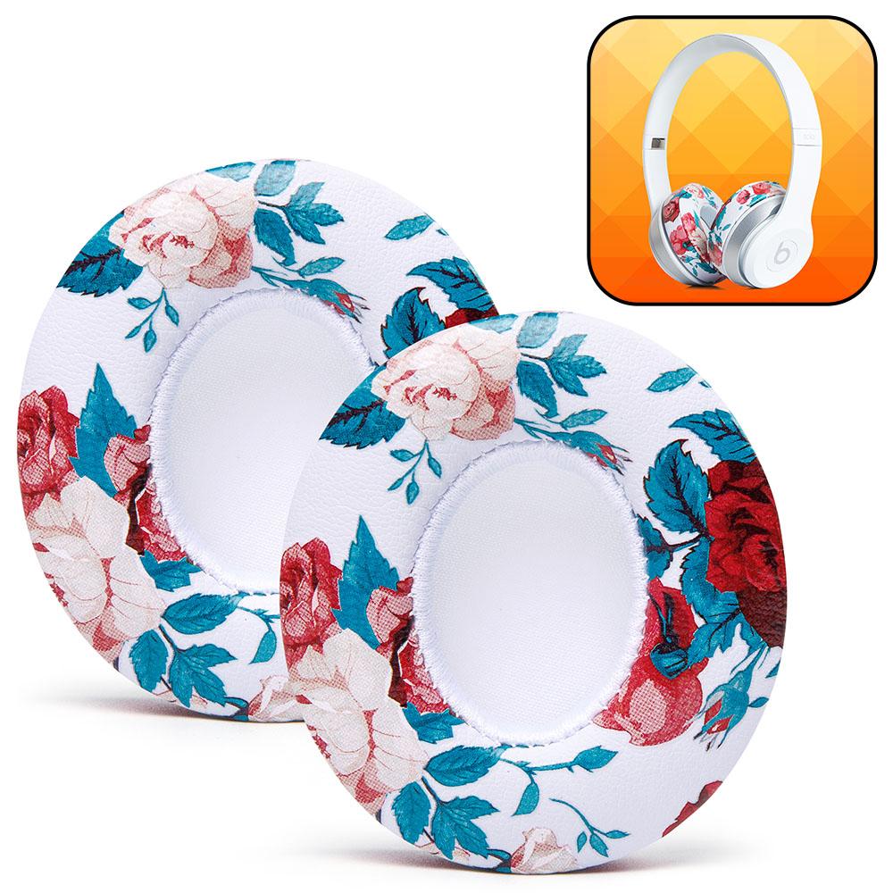 Apos Audio Wicked Cushions Ear Pads Beats Solo Earpads White Floral