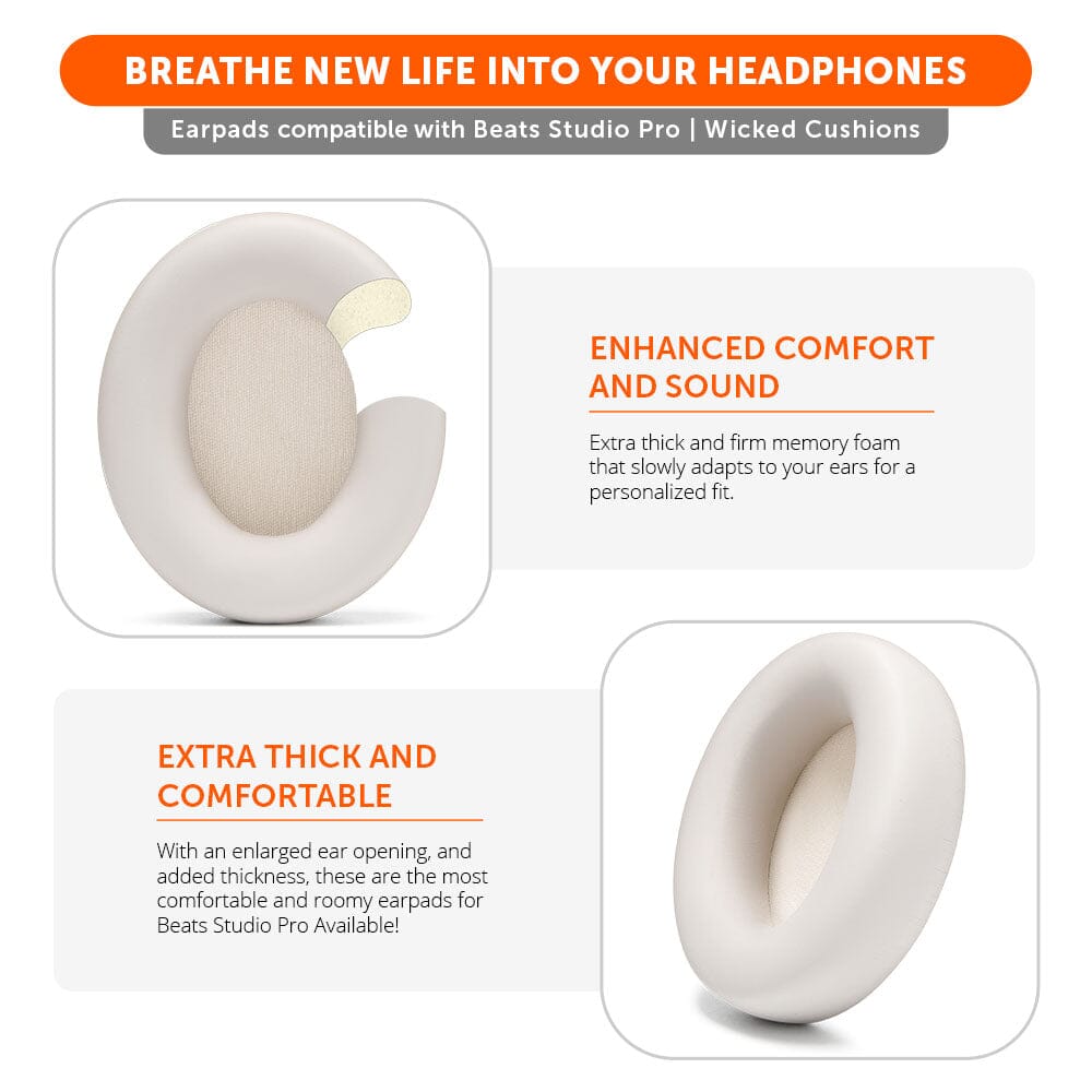 Apos Audio Wicked Cushions Ear Pads Beats Studio Pro Earpads by Wicked Cushions