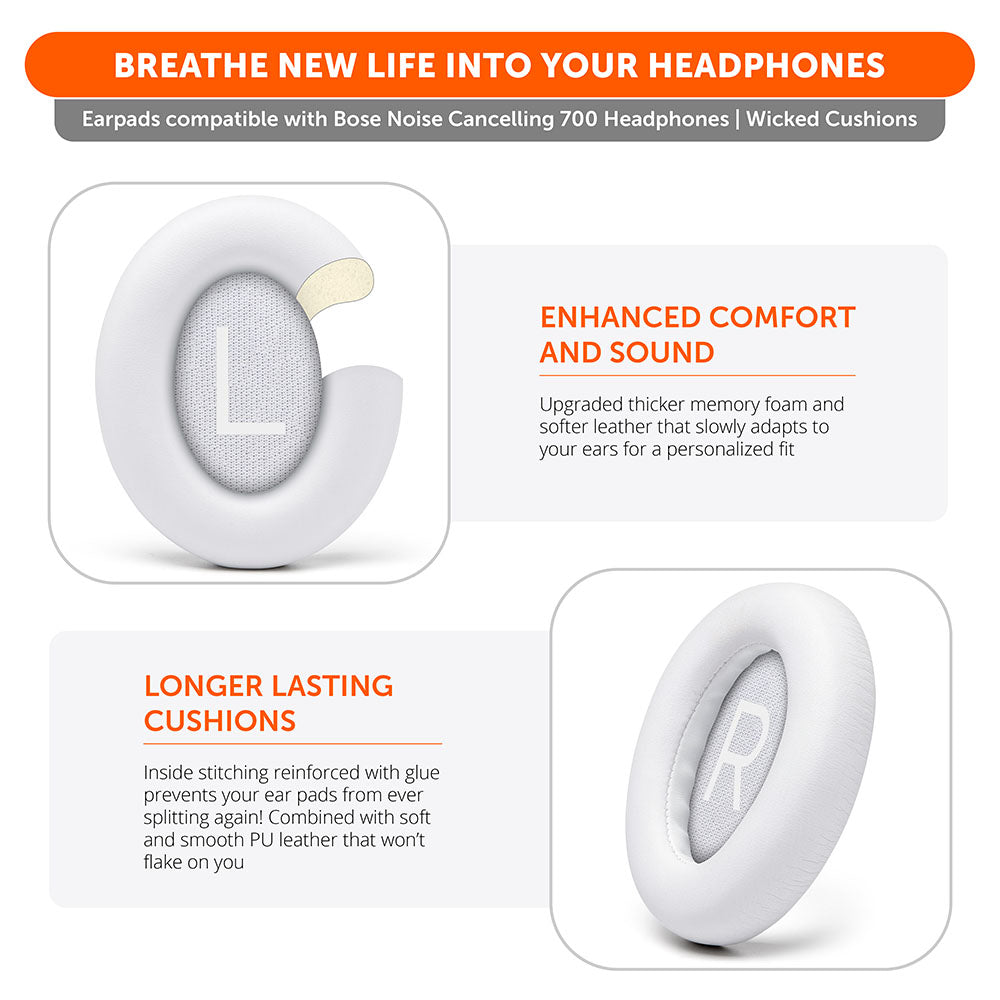 Apos Audio Wicked Cushions Ear Pads Bose NC 700 Replacement Earpads