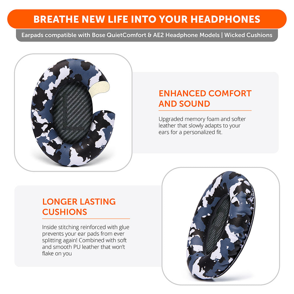 Apos Audio Wicked Cushions Ear Pads Bose QC35 Replacement Ear Pads