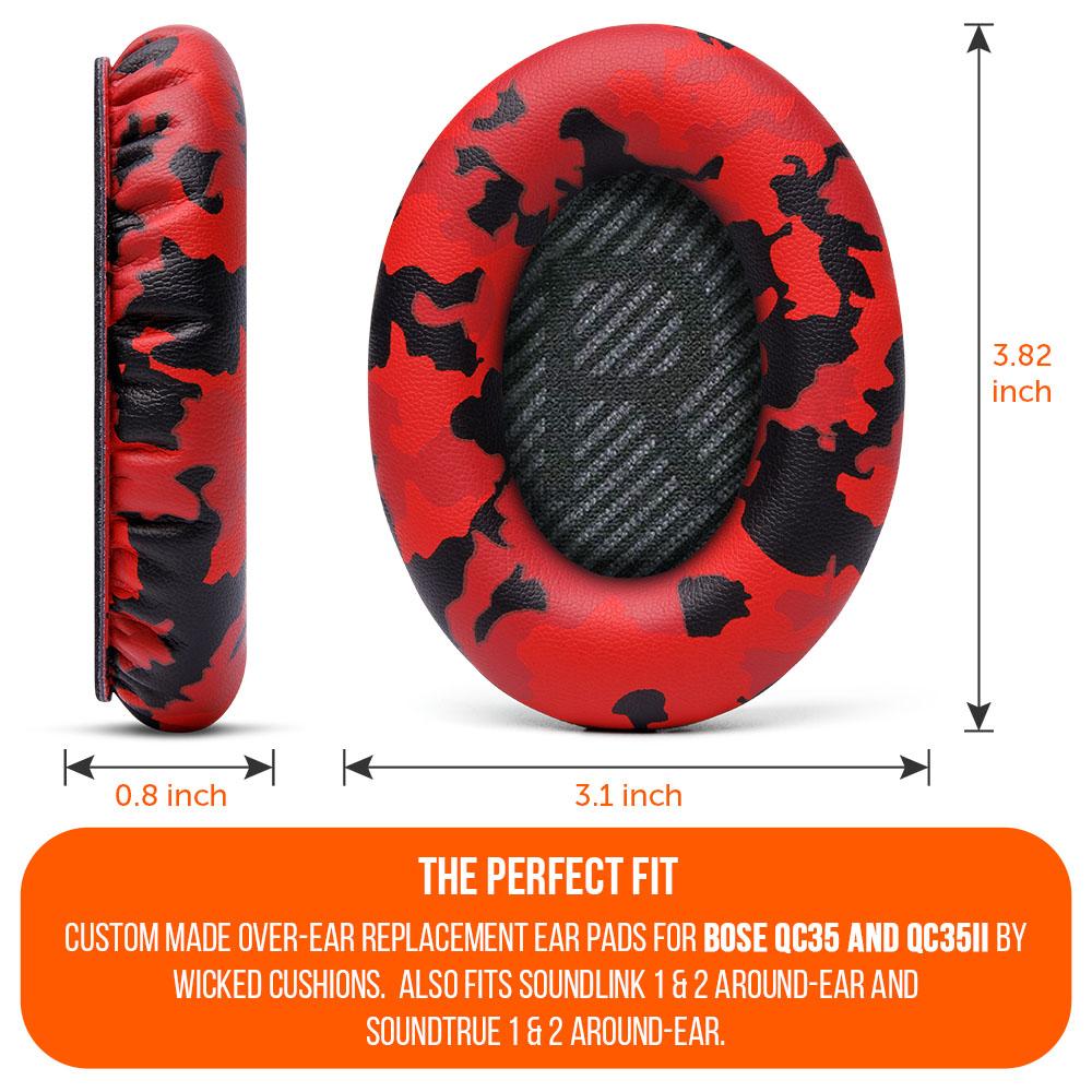 Apos Audio Wicked Cushions Ear Pads Bose QC35 Replacement Ear Pads