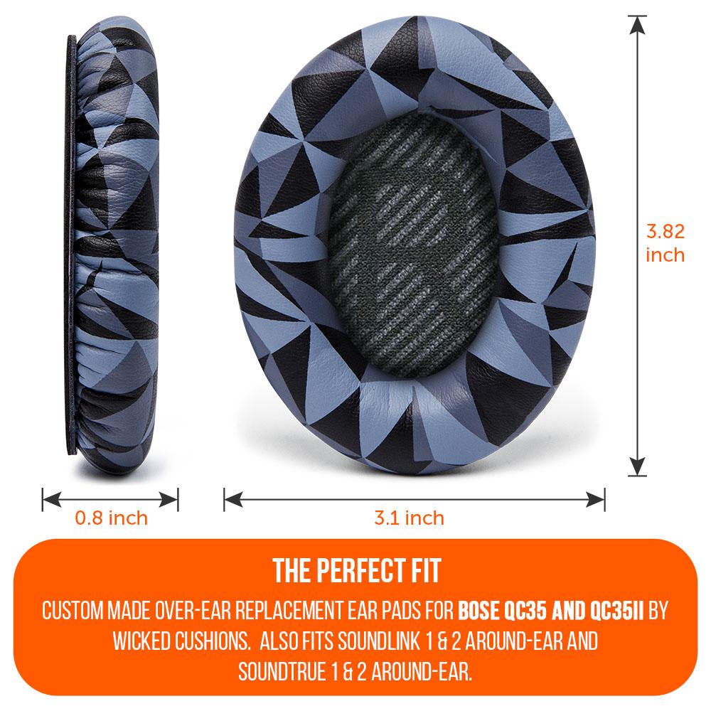 Apos Audio Wicked Cushions Ear Pads Bose QC35 Replacement Ear Pads