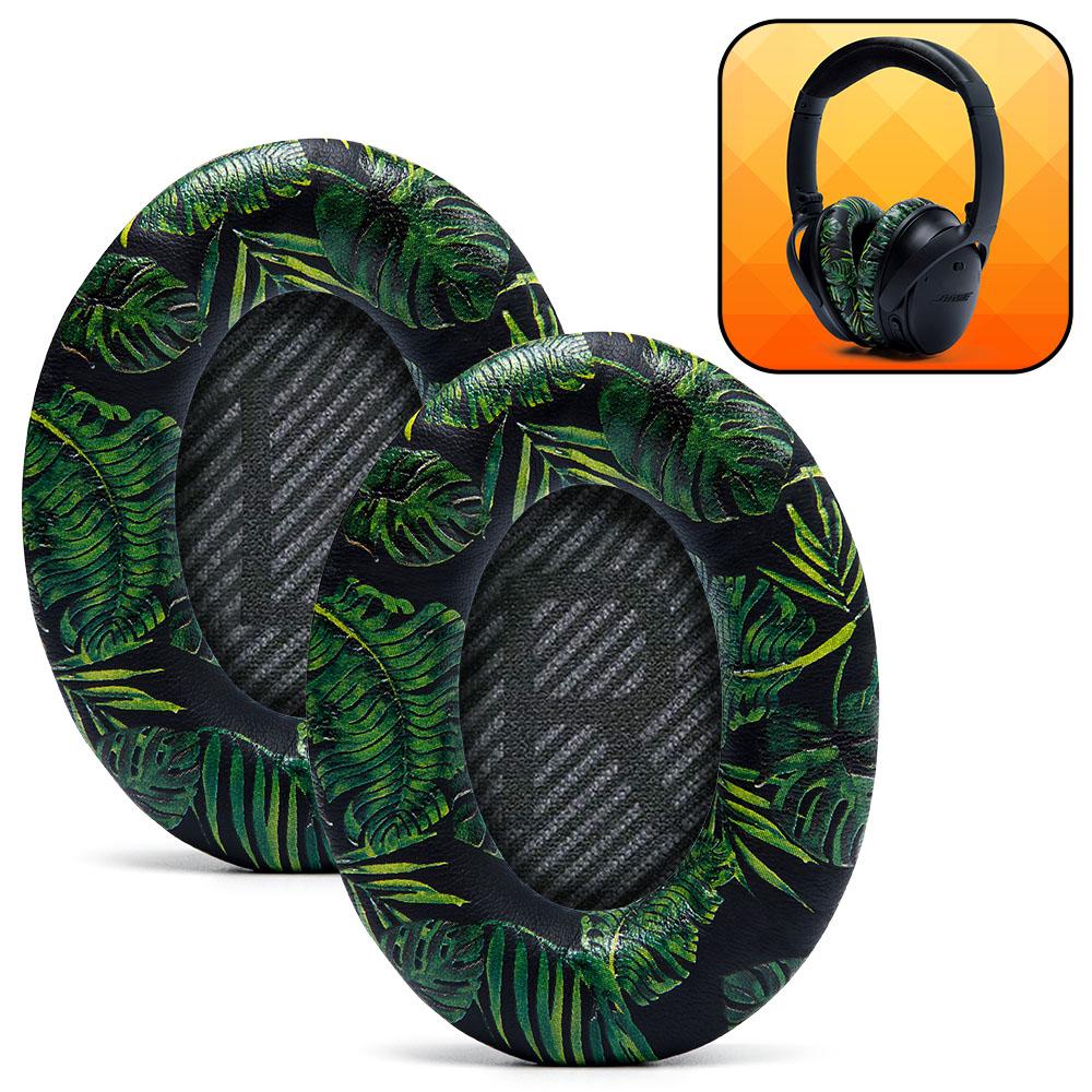 Apos Audio Wicked Cushions Ear Pads Bose QC35 Replacement Ear Pads Tropical