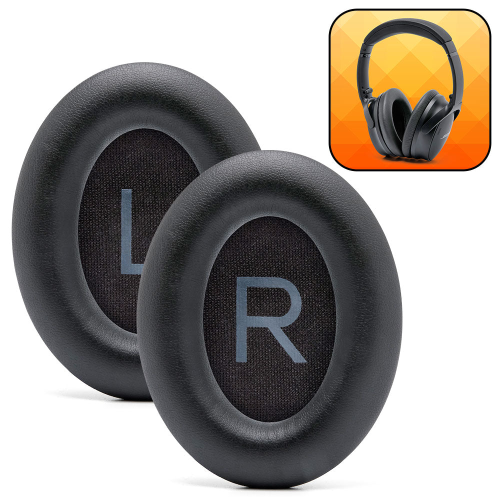 Apos Audio Wicked Cushions Ear Pads Bose QC45 Replacement Ear Pads Black