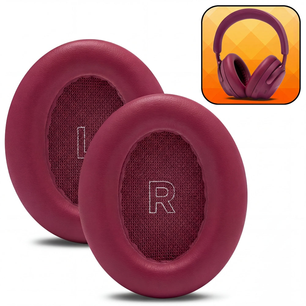 Apos Audio Wicked Cushions Ear Pads Bose QuietComfort Ultra Gen 1 & Gen 2 Earpads - WC PadZ QC Ultra Deep Plum