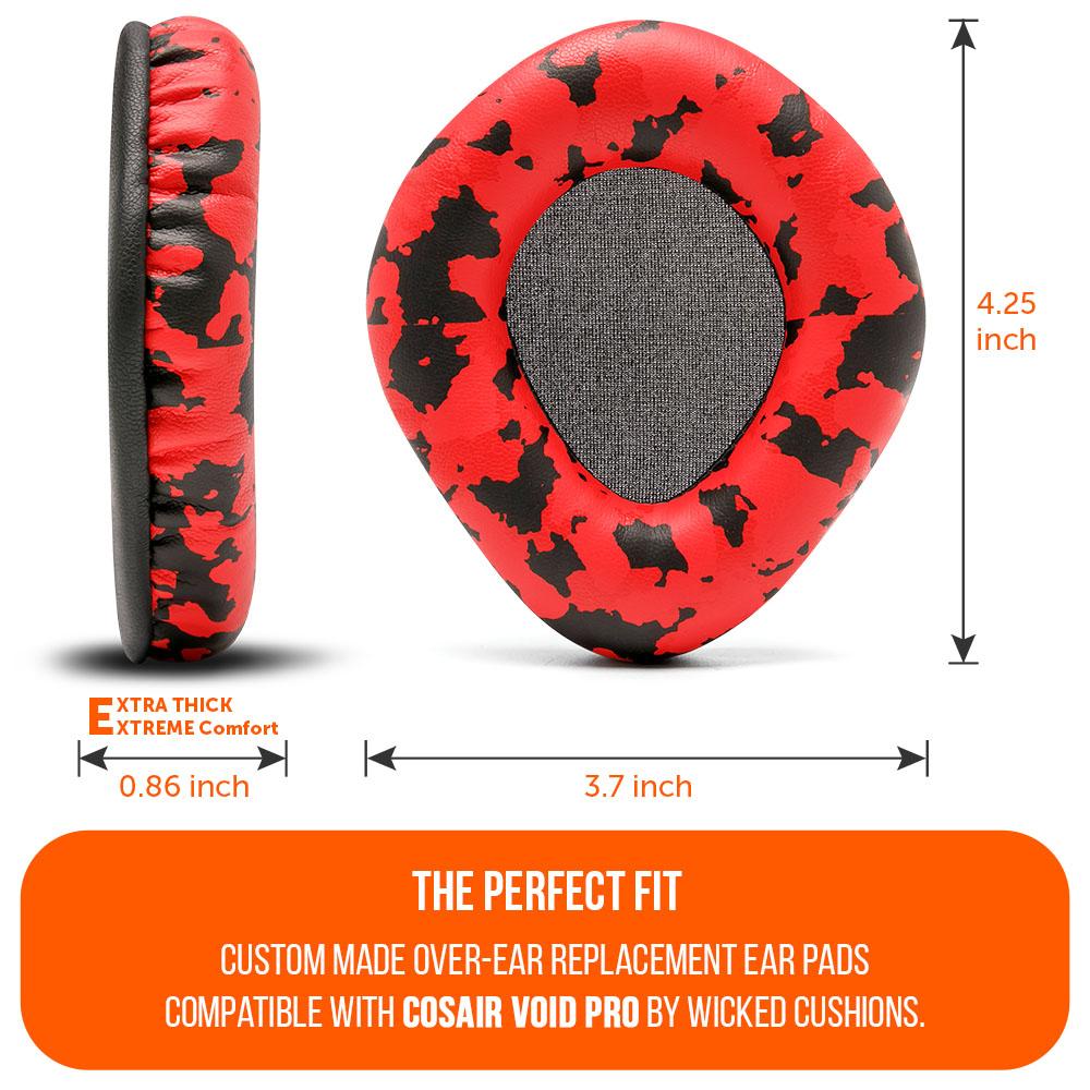 Apos Audio Wicked Cushions Ear Pads Corsair Void Pro Replacement Earpads