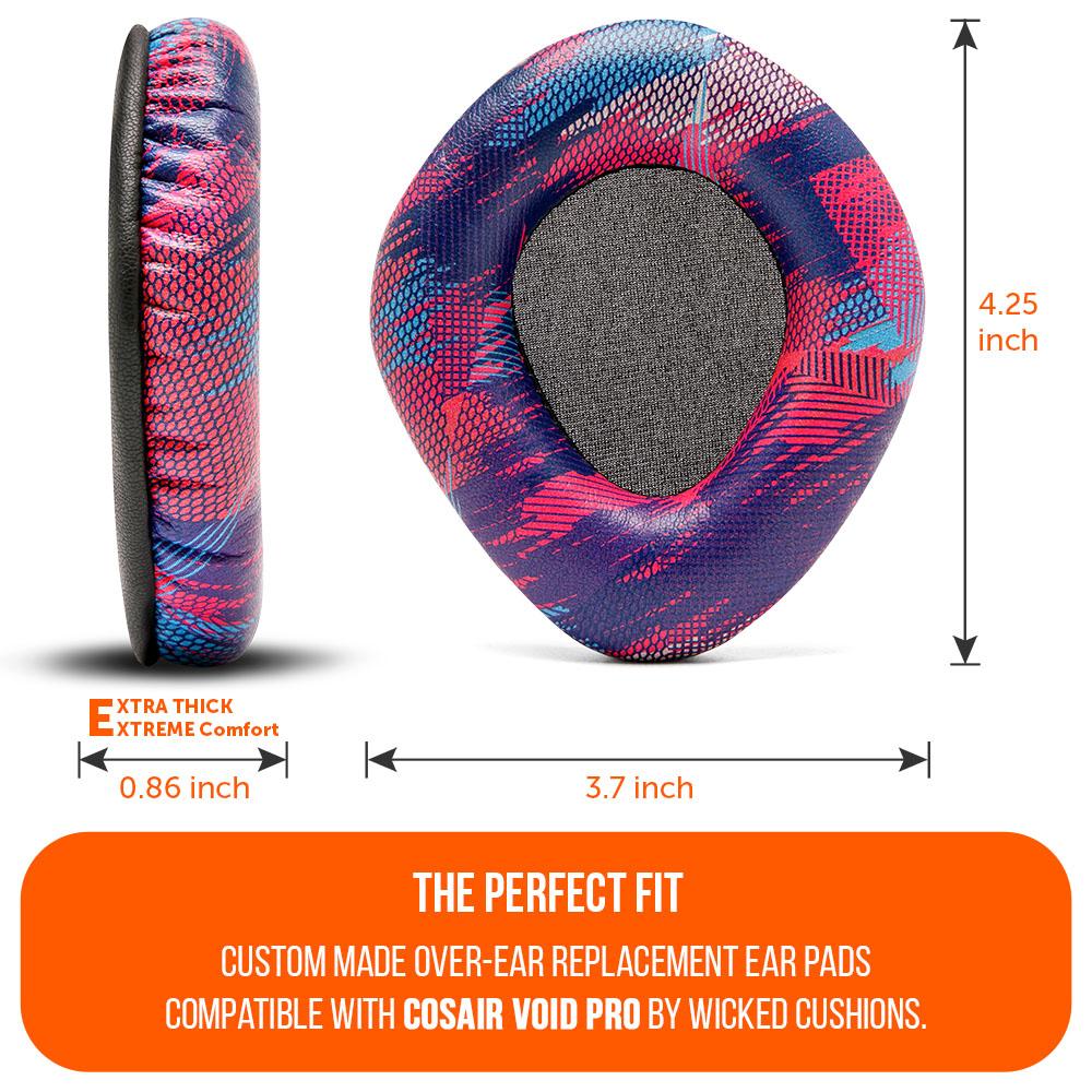 Apos Audio Wicked Cushions Ear Pads Corsair Void Pro Replacement Earpads