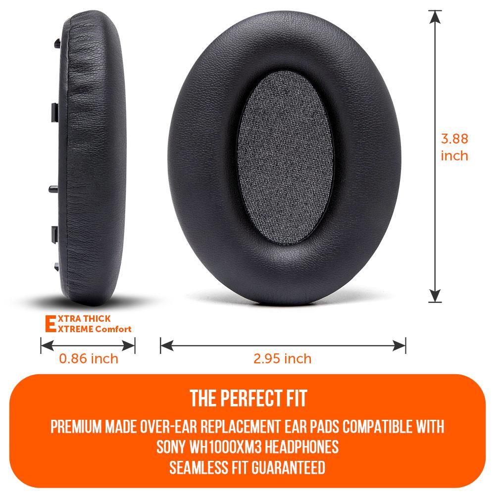 Apos Audio Wicked Cushions Ear Pads Ear Pads For Sony WH1000XM3 Over-Ear Headphones