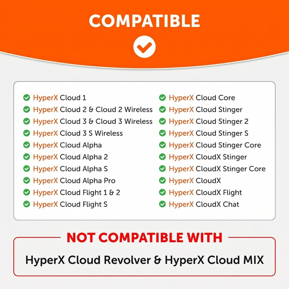 Apos Audio Wicked Cushions Ear Pads HyperX Cloud FPS Gaming Earpads - WC StealthZ Cloud