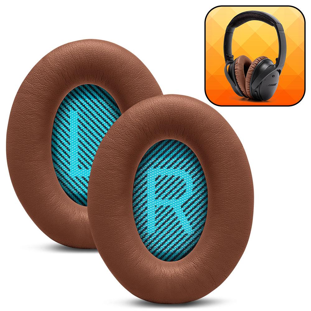 Apos Audio Wicked Cushions Ear Pads Replacement Ear Pads For Bose QC25 Brown