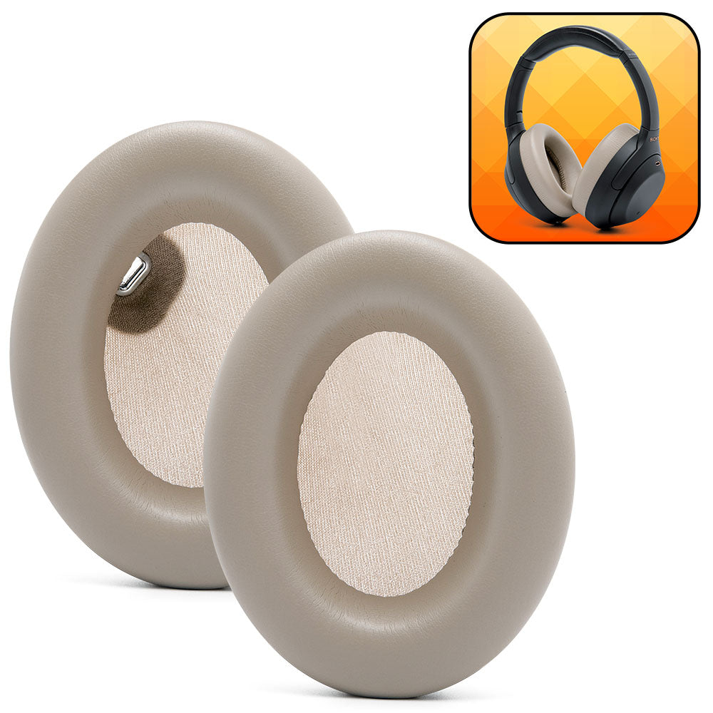 Apos Audio Wicked Cushions Ear Pads Replacement Ear Pads For Sony WH1000XM4 Over-Ear Headphones Beige