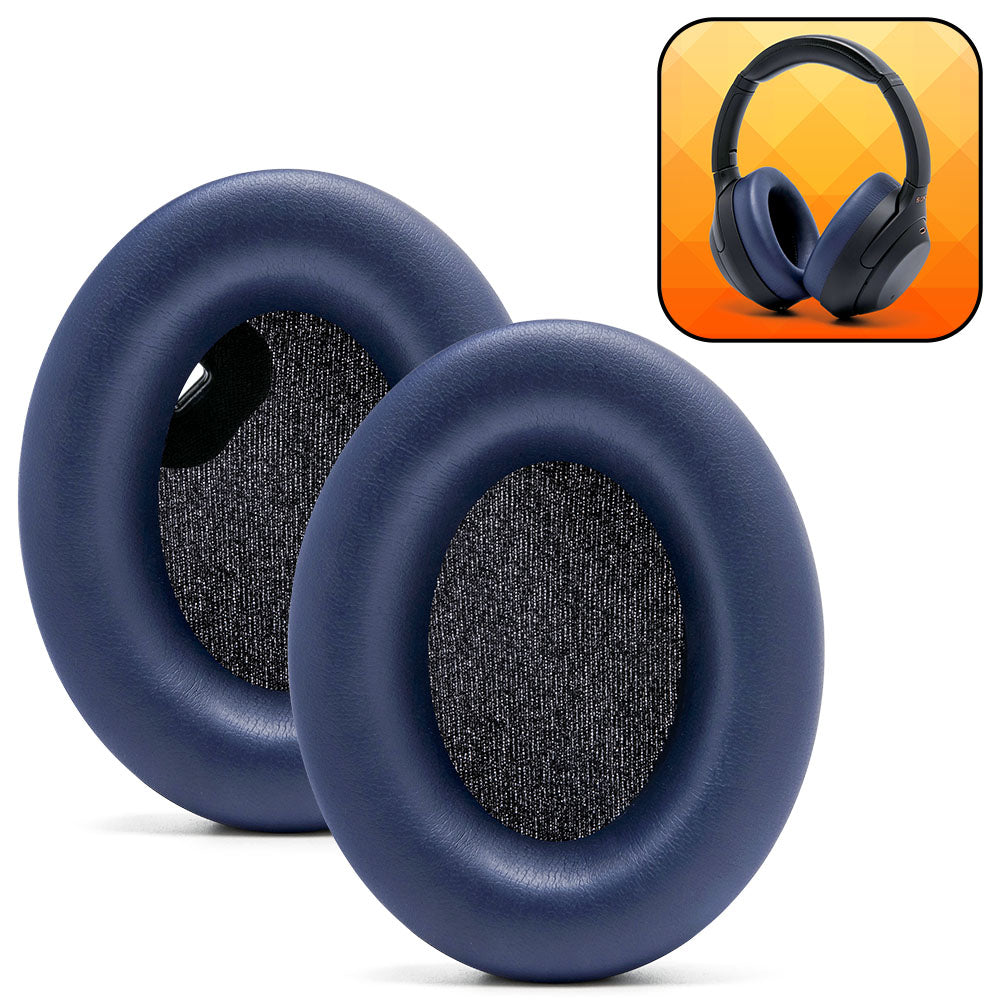 Apos Audio Wicked Cushions Ear Pads Replacement Ear Pads For Sony WH1000XM4 Over-Ear Headphones Blue