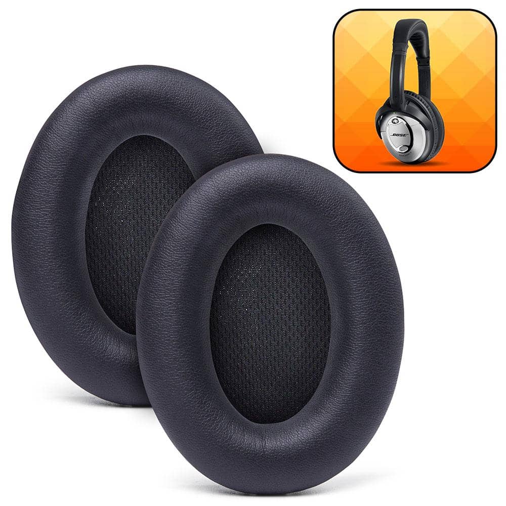 Apos Audio Wicked Cushions Ear Pads Replacement Earpads For Bose QC15 Headphones Black