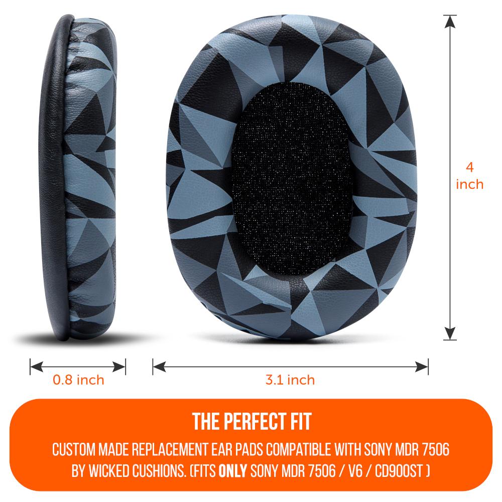 Apos Audio Wicked Cushions Ear Pads Replacement Earpads For Sony MDR 7506