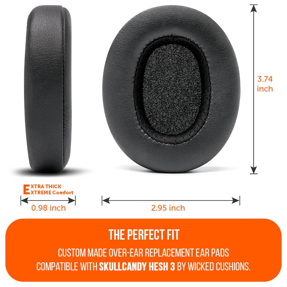 Apos Audio Wicked Cushions Ear Pads Skullcandy Hesh 3, Evo, and Crusher Replacement Earpads