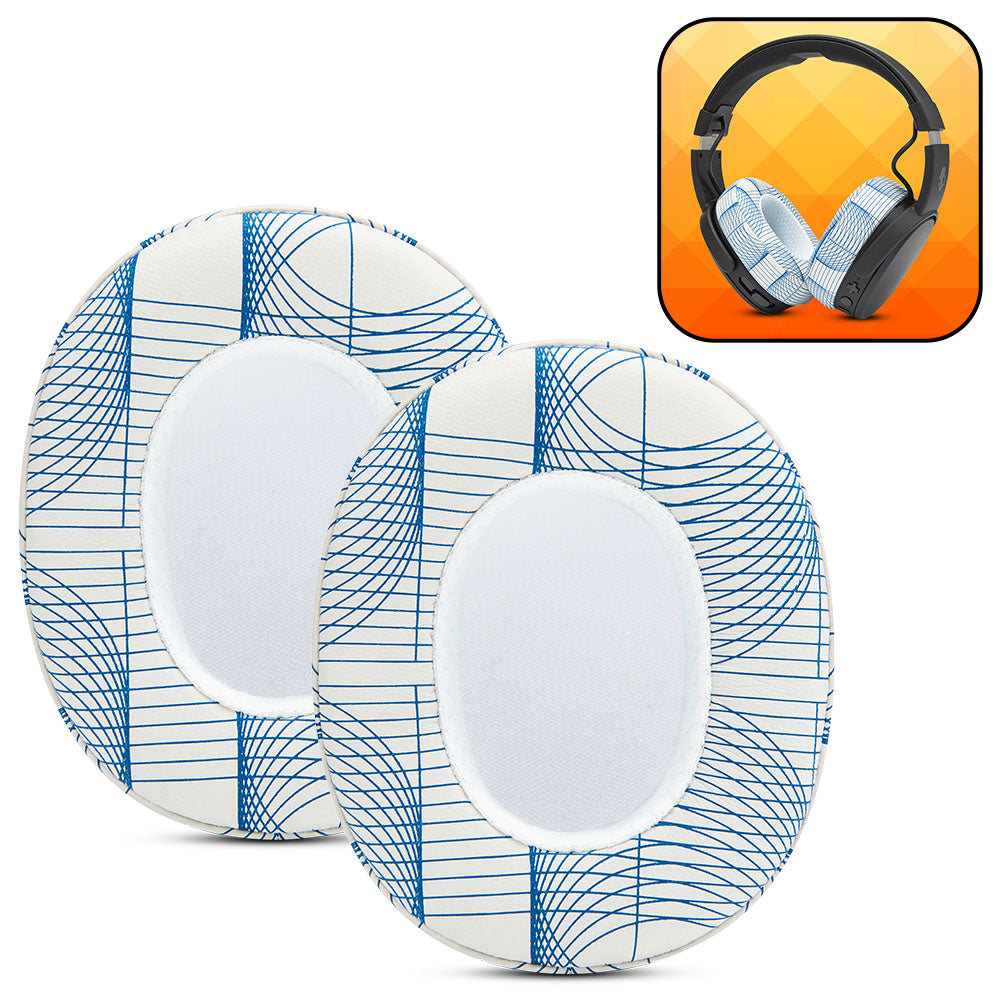 Apos Audio Wicked Cushions Ear Pads Skullcandy Hesh 3, Evo, and Crusher Replacement Earpads Ivory Tide