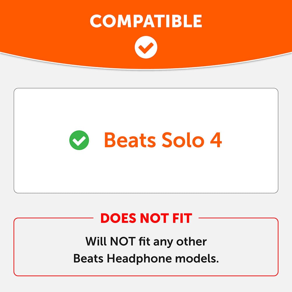 Apos Audio Wicked Cushions Ear Pads Upgraded Beats Solo 4 Earpads - WC PadZ Solo 4