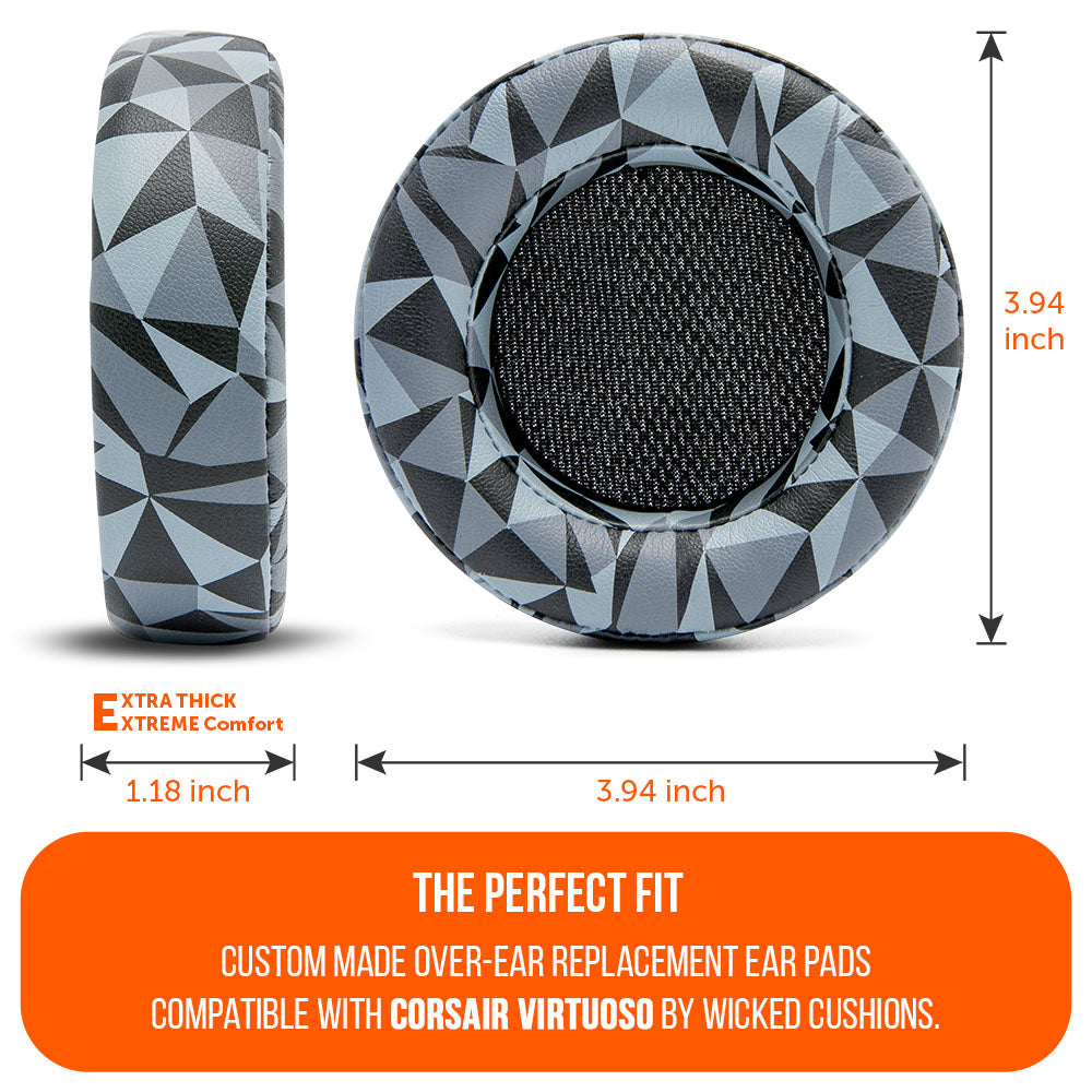 Apos Audio Wicked Cushions Ear Pads Upgraded Corsair Virtuoso Ear pads