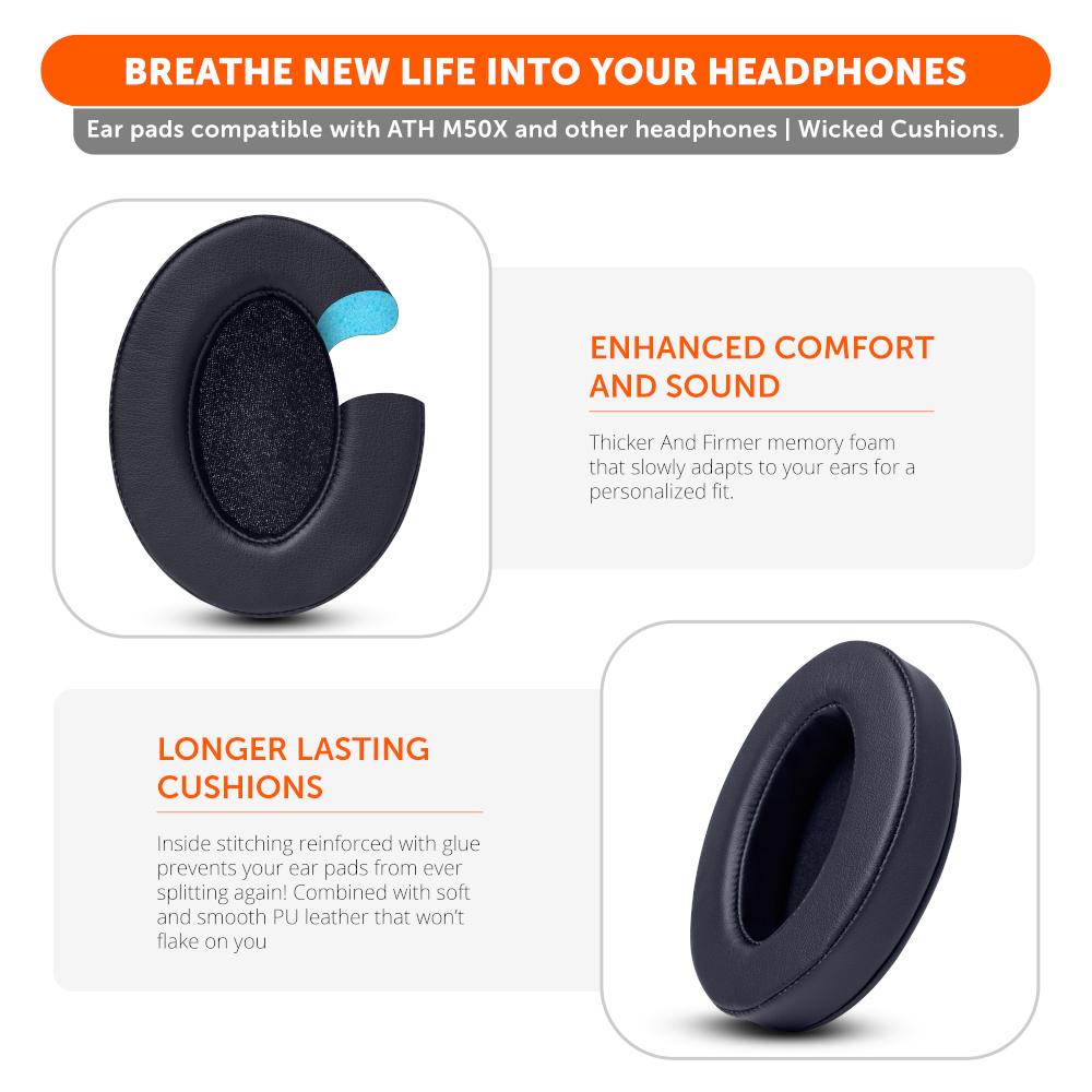 Apos Audio Wicked Cushions Ear Pads Upgraded Gaming Earpads