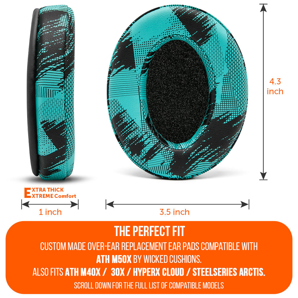 Apos Audio Wicked Cushions Ear Pads Upgraded Gaming Earpads