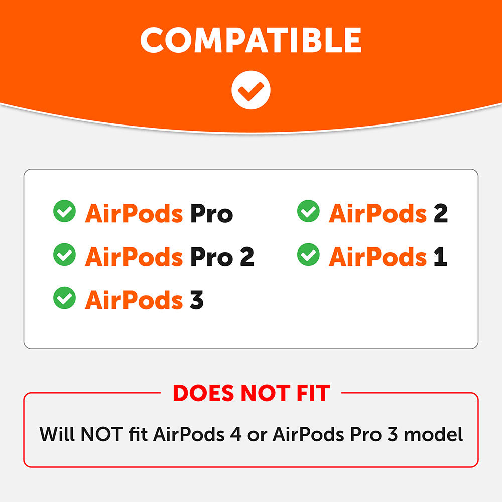 Apos Audio Wicked Cushions Earbuds Earhooks WC HookZ - Over Ear Hooks for Airpods Pro 1, 2 & Airpods 1, 2, 3