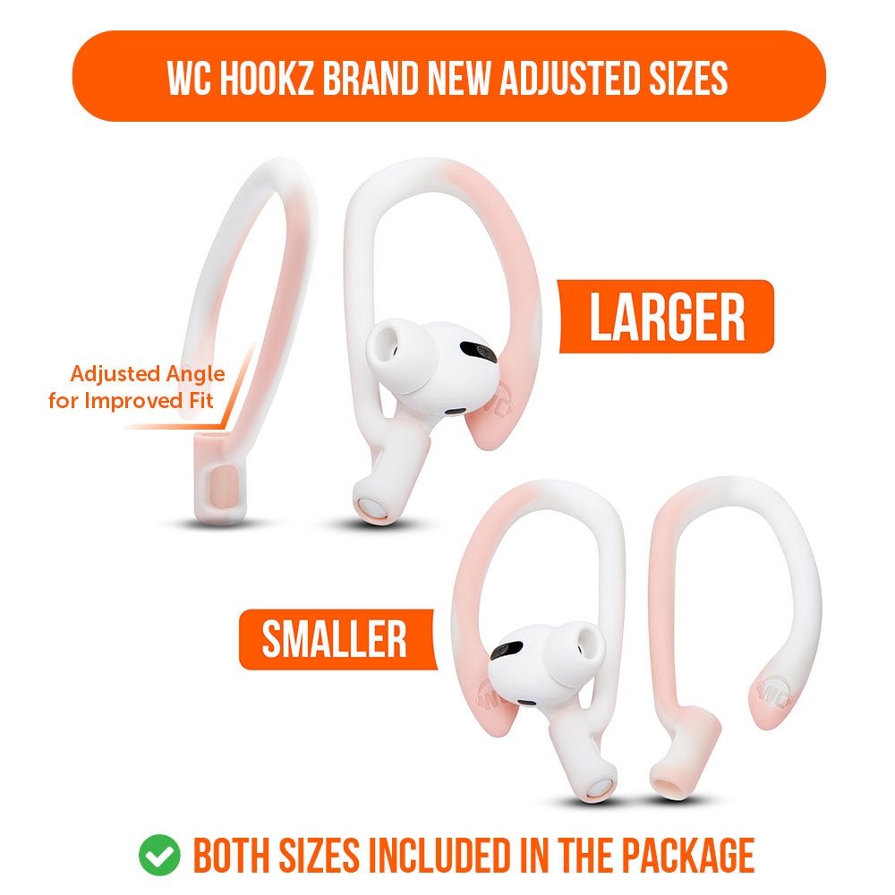 Apos Audio Wicked Cushions Earbuds Earhooks WC HookZ - Over Ear Hooks for Airpods Pro 1, 2 & Airpods 1, 2, 3