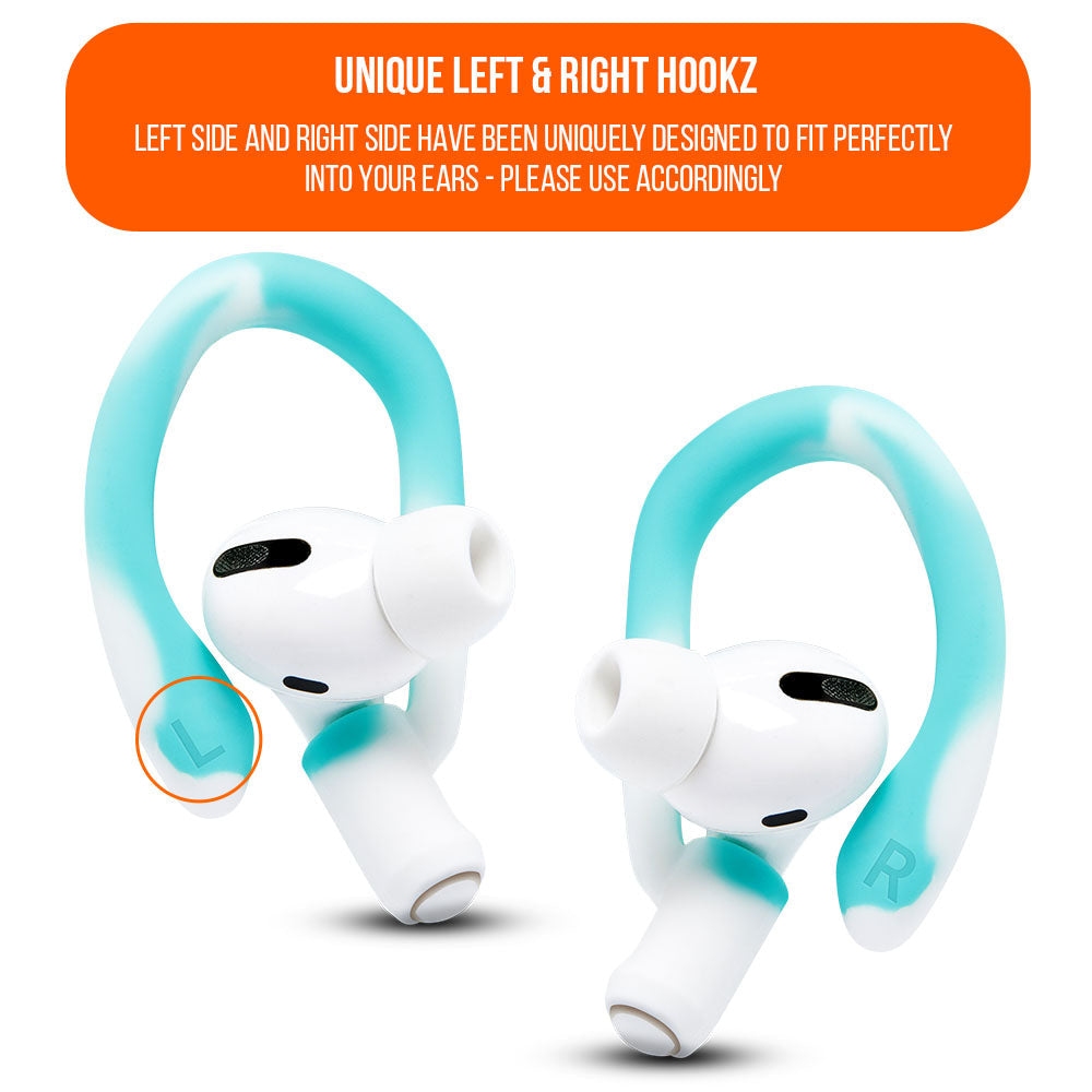 Apos Audio Wicked Cushions Earbuds Earhooks WC HookZ - Over Ear Hooks for Airpods Pro 1, 2 & Airpods 1, 2, 3