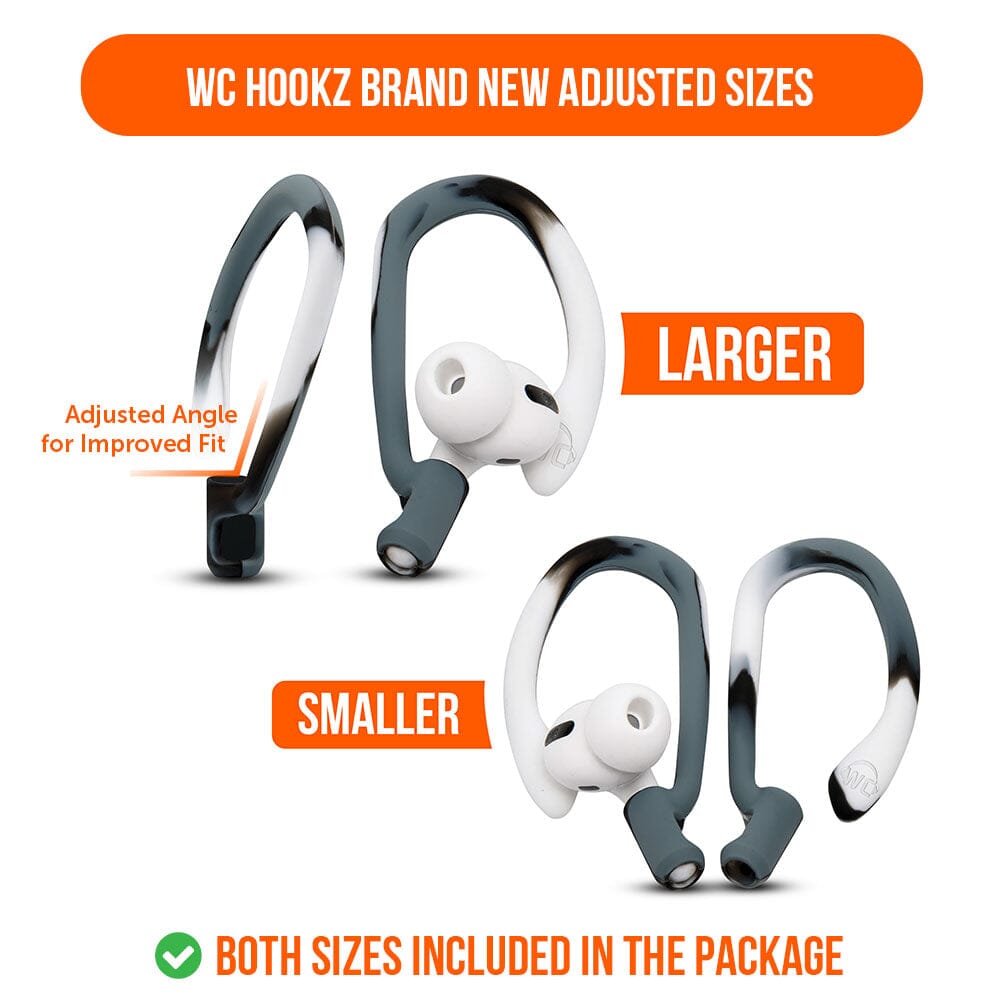 Apos Audio Wicked Cushions Earbuds Earhooks WC HookZ - Over Ear Hooks for Airpods Pro 1, 2 & Airpods 1, 2, 3