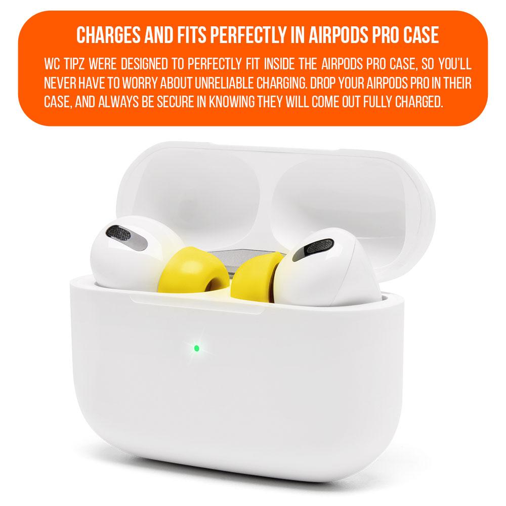 Apos Audio Wicked Cushions Earbuds Foam Tips WC TipZ - Memory Foam Ear Tips for Airpods Pro & Airpods Pro 2
