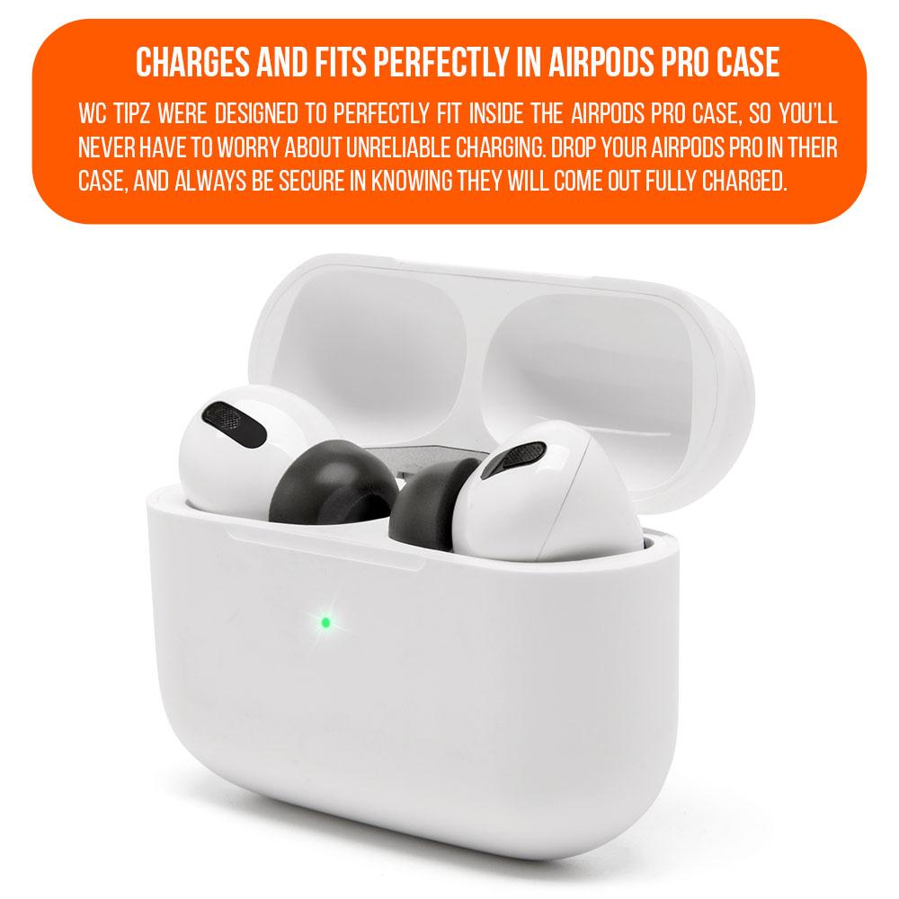 Apos Audio Wicked Cushions Earbuds Foam Tips WC TipZ - Memory Foam Ear Tips for Airpods Pro & Airpods Pro 2