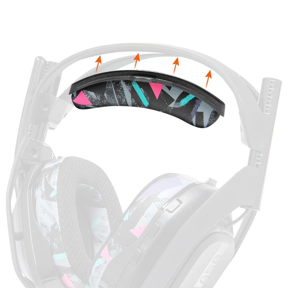 Apos Audio Wicked Cushions Headbands & Headband Covers Astro A50 Headband Replacement - WC BandZ A50 90s Black