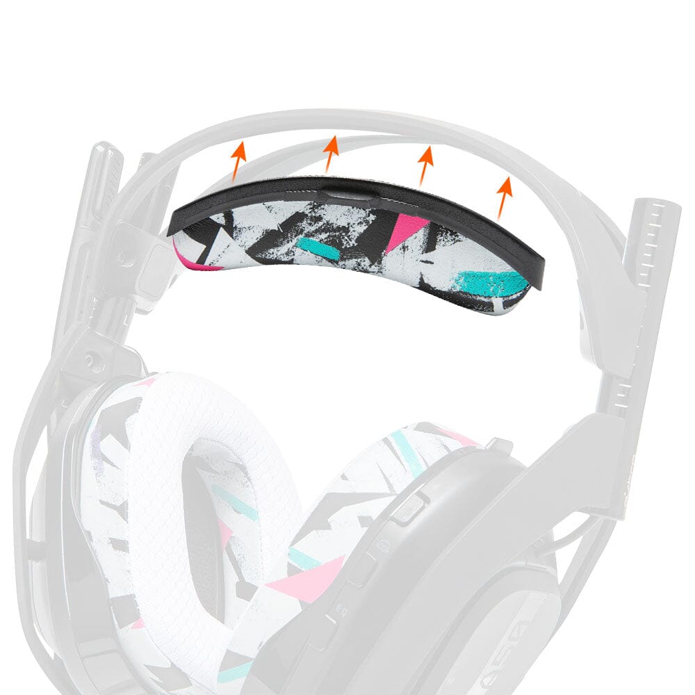 Apos Audio Wicked Cushions Headbands & Headband Covers Astro A50 Headband Replacement - WC BandZ A50 90s White