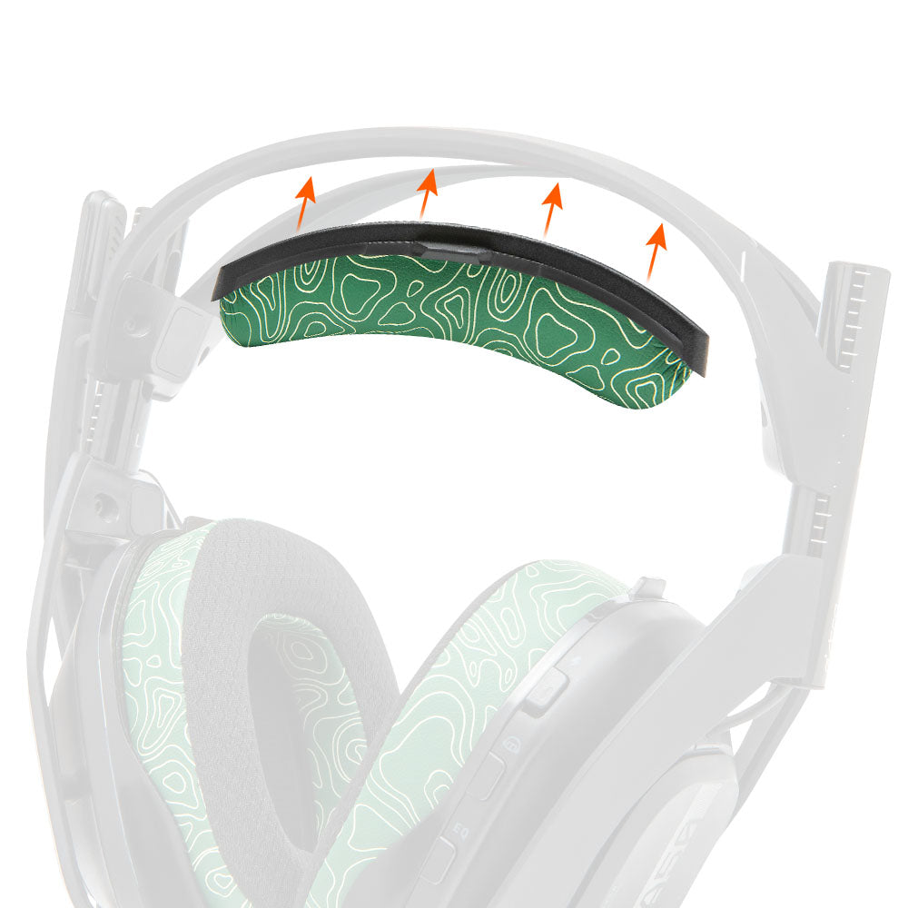 Apos Audio Wicked Cushions Headbands & Headband Covers Astro A50 Headband Replacement - WC BandZ A50 Emerald Tide