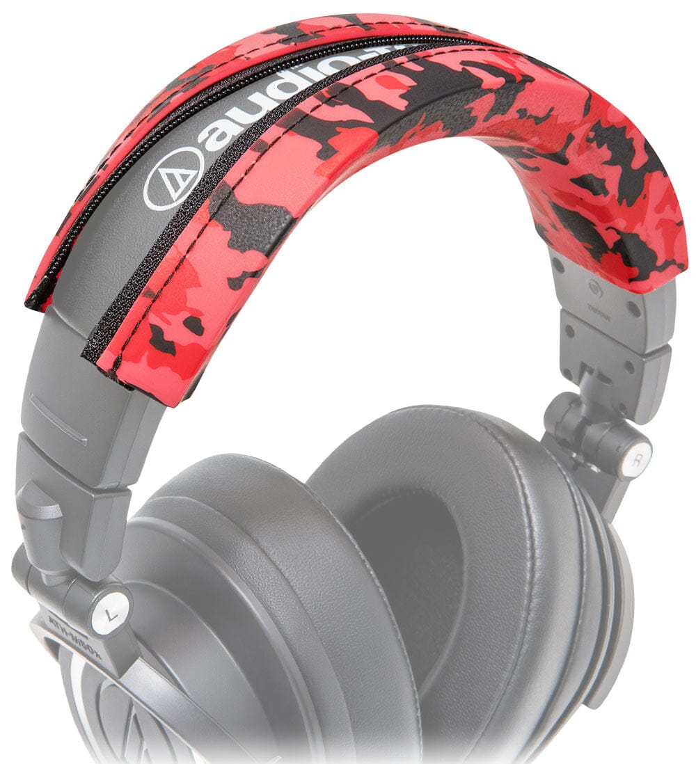 Apos Audio Wicked Cushions Headbands & Headband Covers Audio Technica ATH M50X / M40X Headband Cover - WC BandZ ATH Red Camo