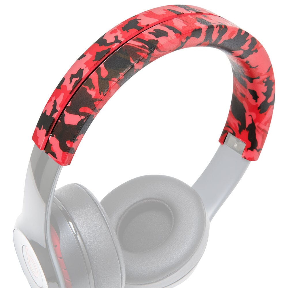 Apos Audio Wicked Cushions Headbands & Headband Covers Beats Solo Silicone Headband Cover - WC BandZ Solo Red Camo