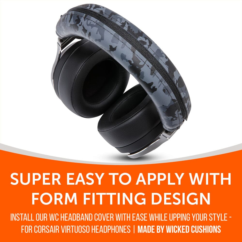 Apos Audio Wicked Cushions Headbands & Headband Covers Corsair Virtuoso Silicone Headband Cover - WC BandZ Virtuoso