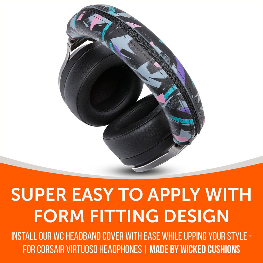 Apos Audio Wicked Cushions Headbands & Headband Covers Corsair Virtuoso Silicone Headband Cover - WC BandZ Virtuoso