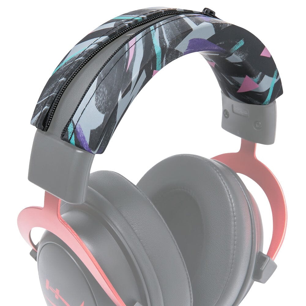 Apos Audio Wicked Cushions Headbands & Headband Covers Silicone Headband Cover for HyperX Cloud Series Headphones - WC BandZ Cloud 90s Black