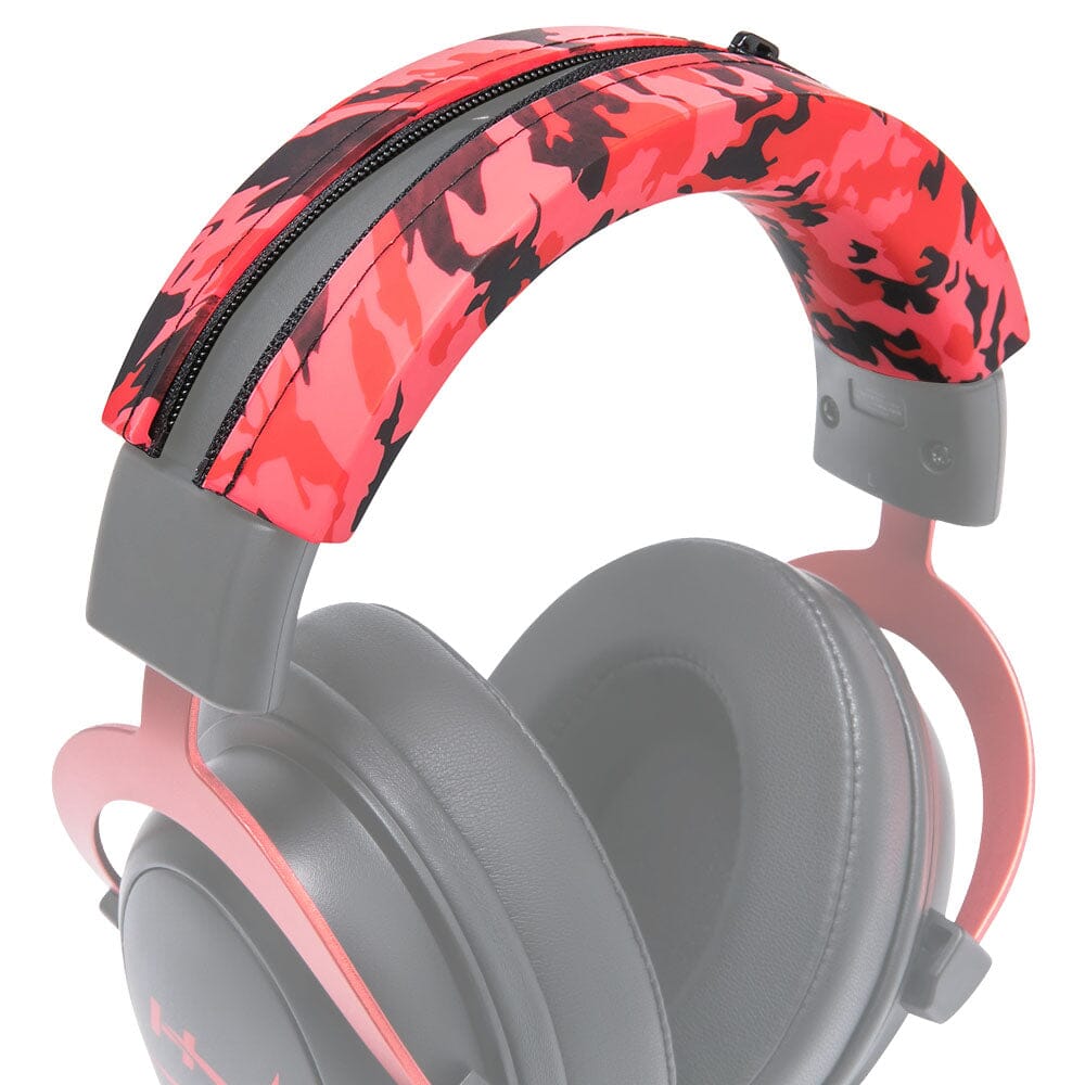 Apos Audio Wicked Cushions Headbands & Headband Covers Silicone Headband Cover for HyperX Cloud Series Headphones - WC BandZ Cloud Red Camo