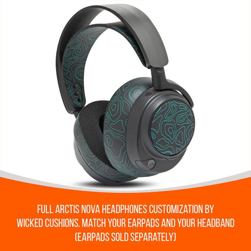 Apos Audio Wicked Cushions Headbands & Headband Covers Upgraded Headband Replacement for Arctis Nova Headphones