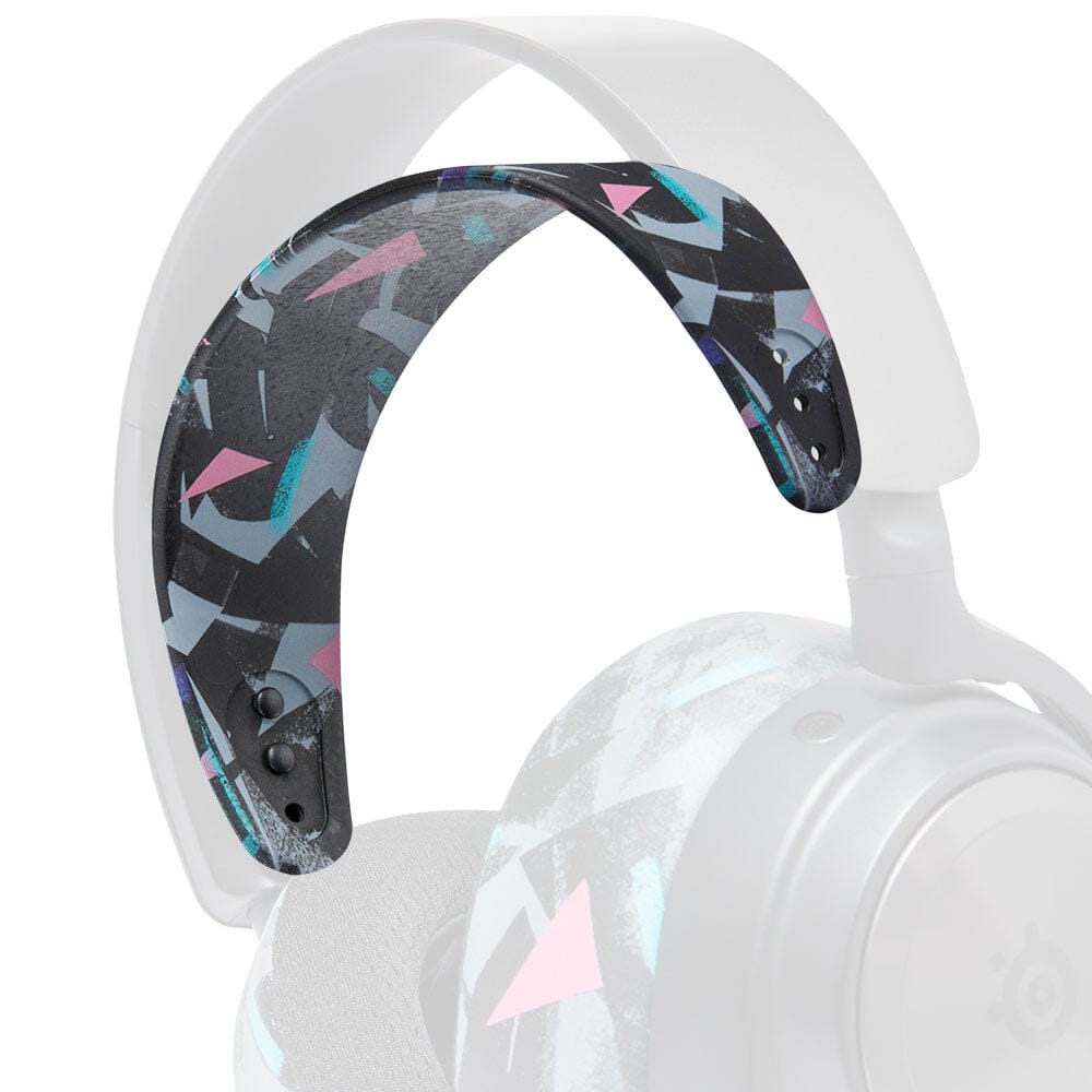Apos Audio Wicked Cushions Headbands & Headband Covers Upgraded Headband Replacement for Arctis Nova Headphones 90s Black