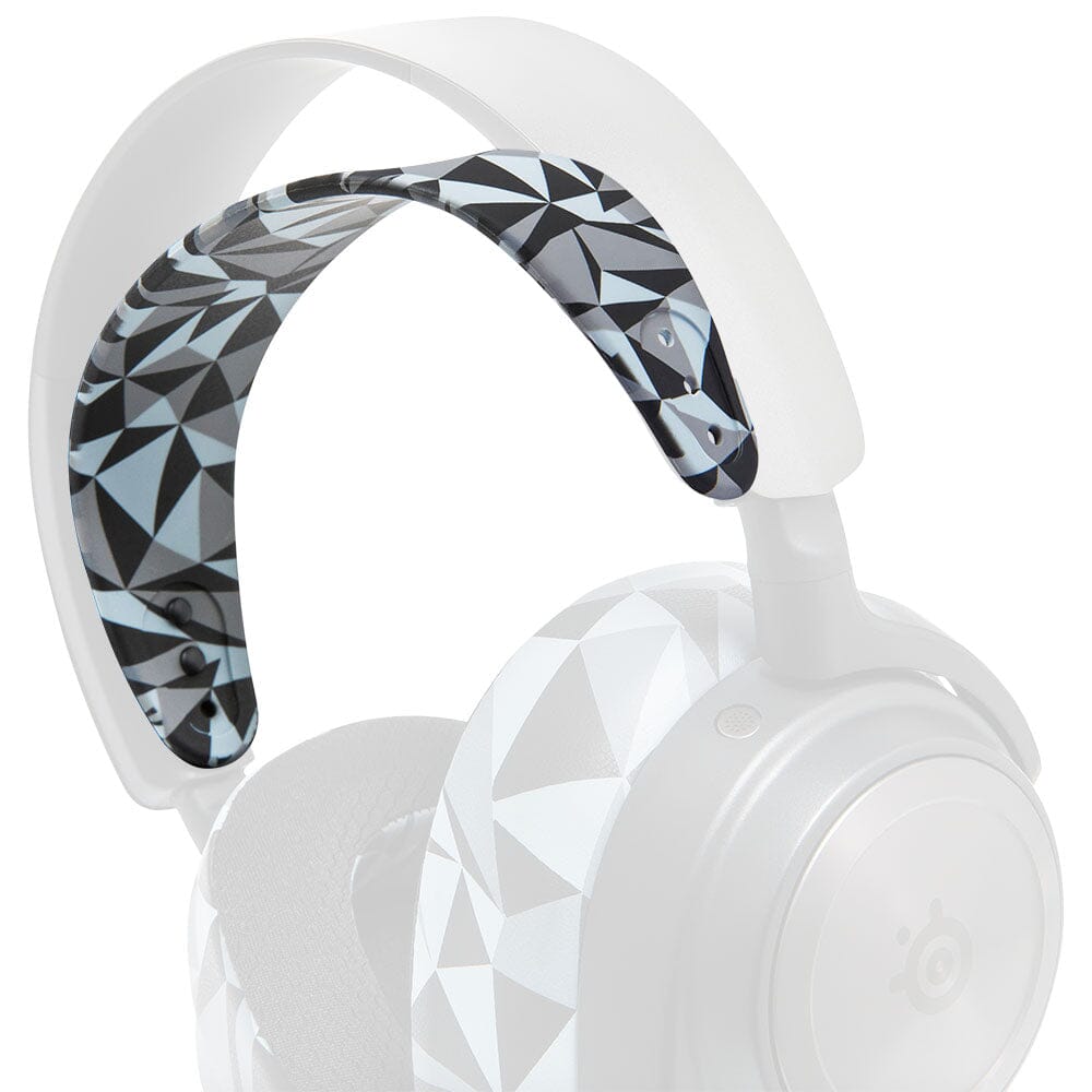 Apos Audio Wicked Cushions Headbands & Headband Covers Upgraded Headband Replacement for Arctis Nova Headphones Geo Grey