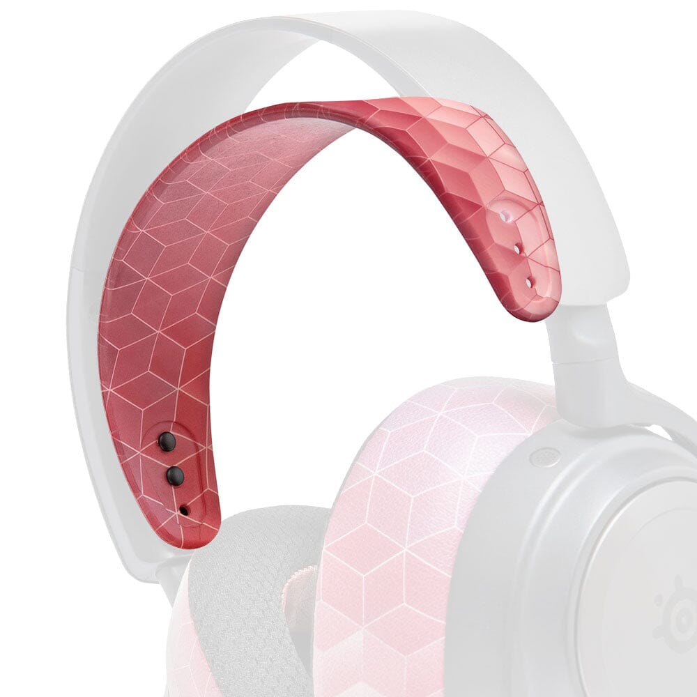 Apos Audio Wicked Cushions Headbands & Headband Covers Upgraded Headband Replacement for Arctis Nova Headphones Hex Red