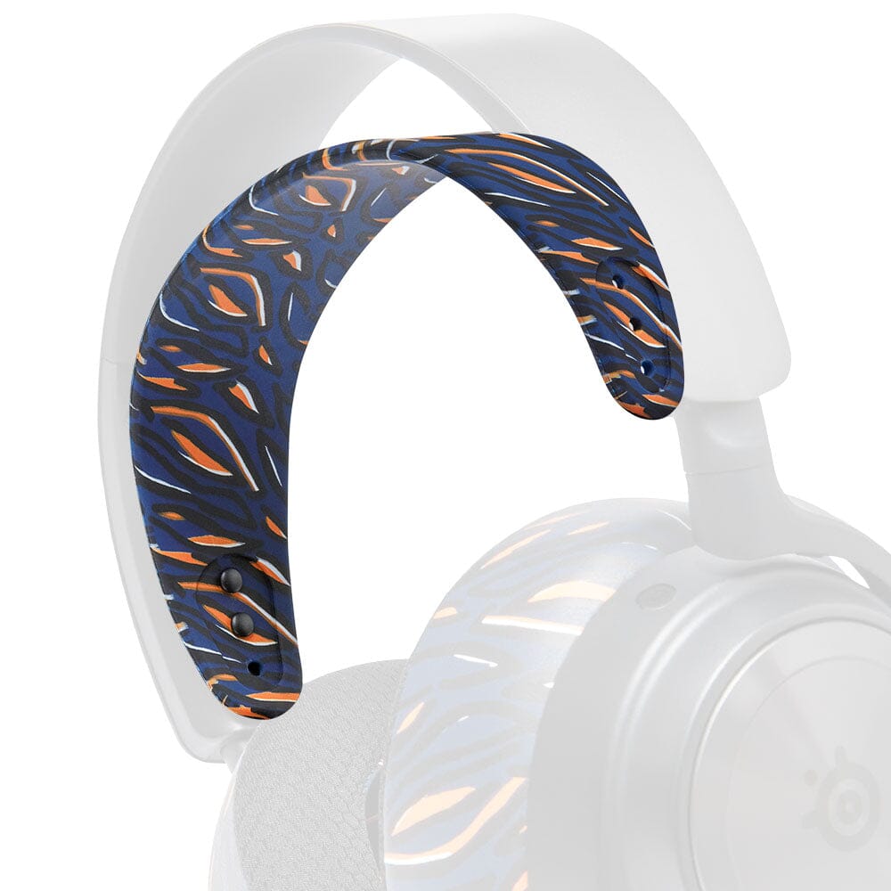 Apos Audio Wicked Cushions Headbands & Headband Covers Upgraded Headband Replacement for Arctis Nova Headphones Navy Tiger