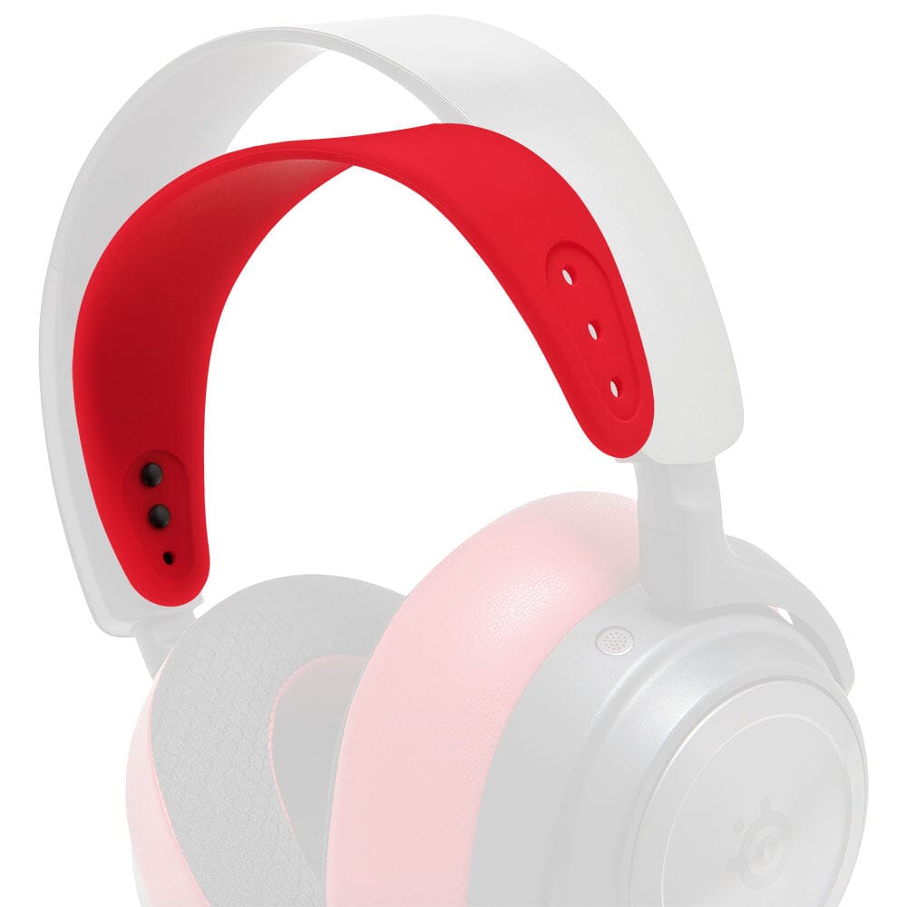 Apos Audio Wicked Cushions Headbands & Headband Covers Upgraded Headband Replacement for Arctis Nova Headphones Red