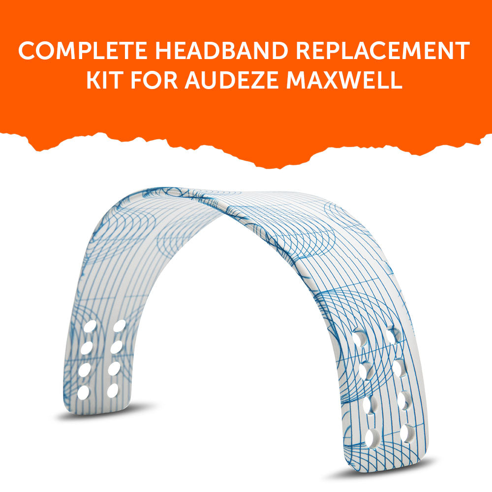 Apos Audio Wicked Cushions Headbands & Headband Covers Upgraded Silicone Headband for Audeze Maxwell 1 and 2 - WC HeadbandZ